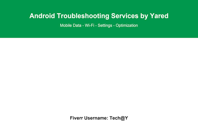 fix android settings and troubleshoot